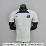 PSG 22-23 Tシャツ、白トレーニング（選手バージョン）
